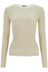 MRZ ribbed wool top with a high