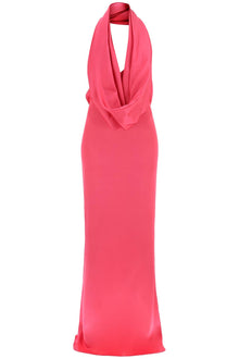  Giuseppe Di Morabito maxi gown with built-in hood