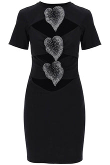  Giuseppe Di Morabito mini cut-out dress with applied anthur