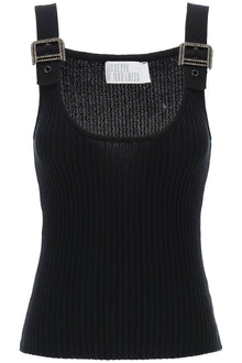  Giuseppe Di Morabito "knit top with rhinestone buck