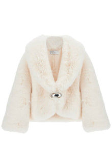  Giuseppe Di Morabito short faux fur jacket