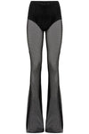 Giuseppe Di Morabito rhinestone-studded fishnet knit pants