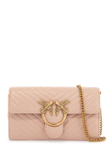  Pinko love bag chevron crossbody bag