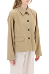 Skall Studio short cotton waterproof jacket named petra in italian