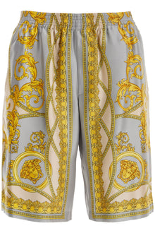  Versace silk bermuda shorts 'cup of