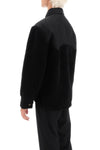 Versace barocco silhouette fleece jacket