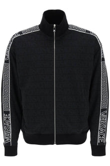  techno versace allover track sweatshirt