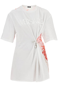  Versace "baroque sea safety pin t