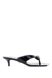  Versace gianni ribbon thong mules