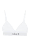 Versace '90s logo ribbed bralette