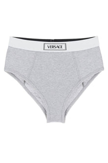  Versace ribbed briefs with '90s logo