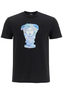  Versace 'medusa gallery embroidered t-shirt