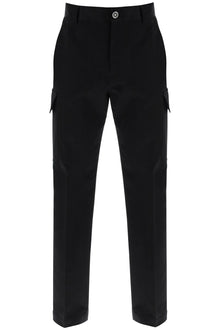  Versace cotton gabardine cargo pants in