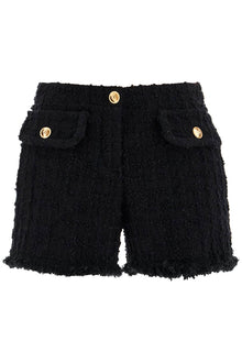  Versace "heritage tweed mini shorts