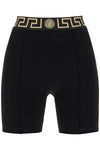 Versace "sporty shorts with greek band