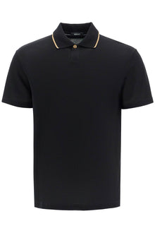  Versace cotton piquã© polo shirt