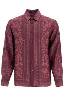  Versace baroque silk shirt