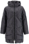 Pinko mid-length down jacket with hood