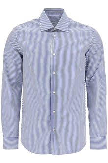  VINCENZO DI RUggIERO slim fit twill shirt for men