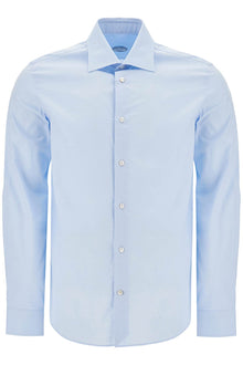  VINCENZO DI RUggIERO slim fit twill shirt for men