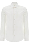 VINCENZO DI RUggIERO slim fit twill shirt for men