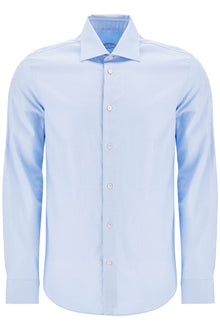  VINCENZO DI RUggIERO slim fit twill shirt for men