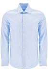 VINCENZO DI RUggIERO slim fit twill shirt for men