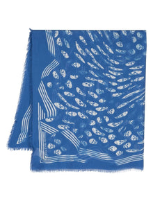  Alexander McQueen Scarfs Blue