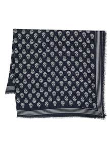  Alexander McQueen Scarfs Blue