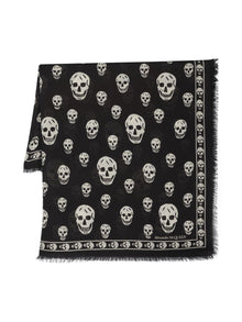  Alexander McQueen Scarfs Black