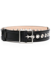  Alexander McQueen Belts Black