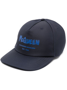  Alexander McQueen Hats Blue