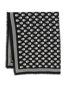  Alexander McQueen Scarfs Black