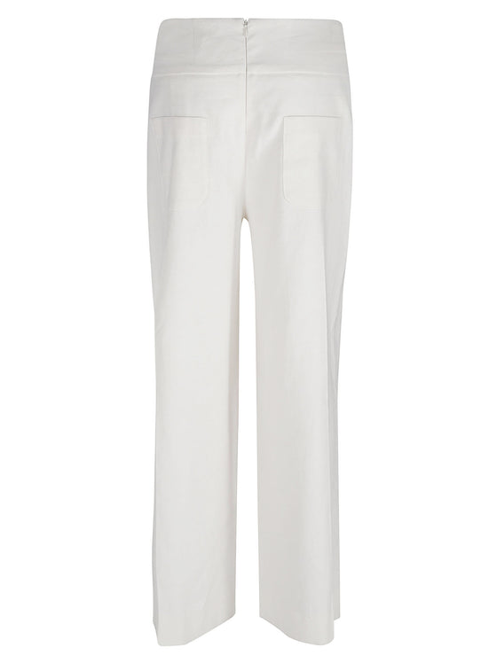 Via Masini 80 Trousers White