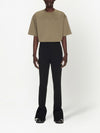 Off White Trousers Black