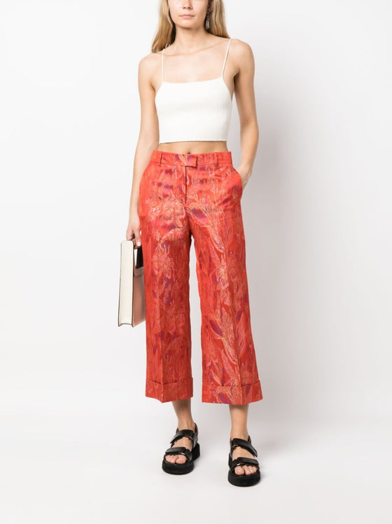 Alberto Biani Trousers Red