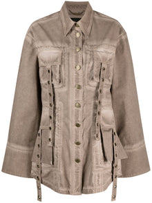  Blumarine Coats Brown