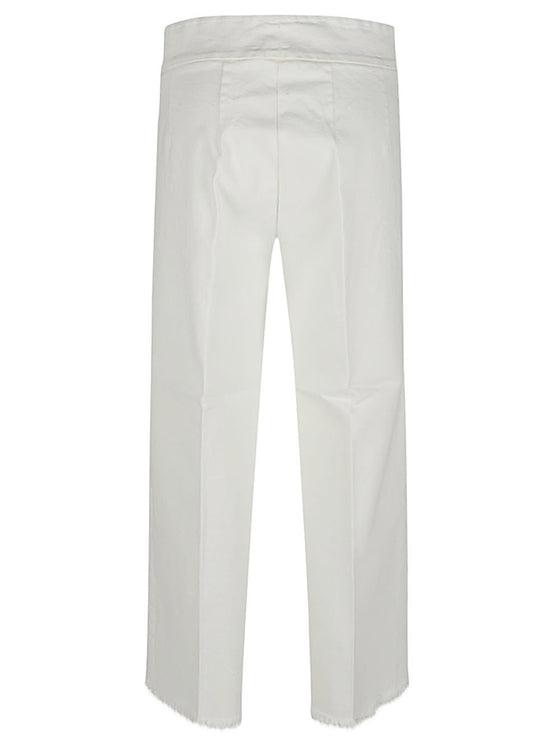 AVENUE MONTAIGNE Trousers White