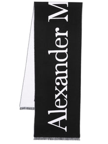  Alexander McQueen Scarfs Black