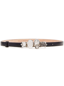  Alexander McQueen Belts Black