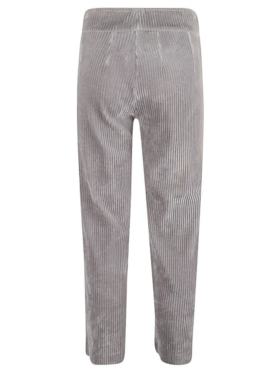 AVENUE MONTAIGNE Trousers Silver