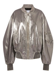  The Attico Coats Silver