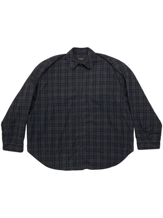 Balenciaga Checked pattern flannel shirt