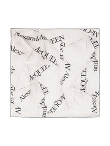  Alexander McQueen Scarfs White