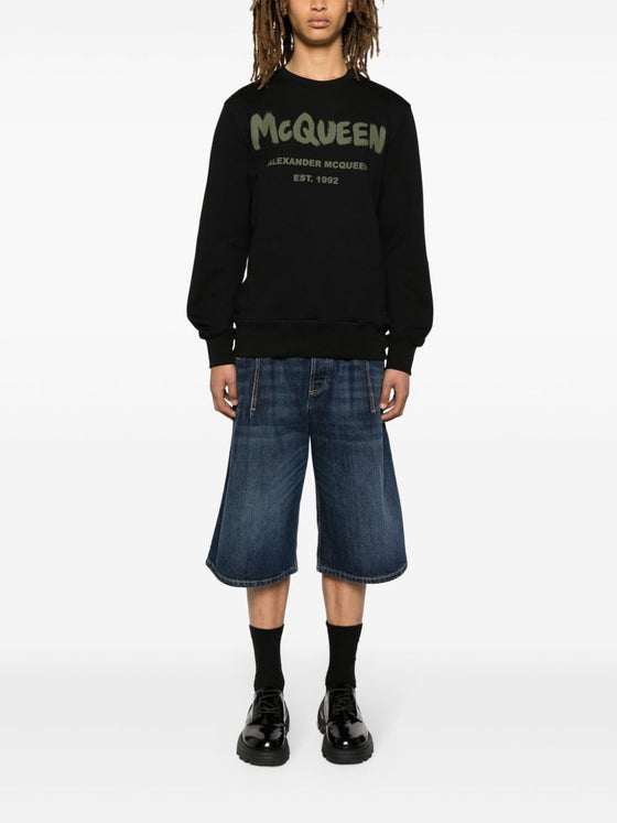 Alexander McQueen Sweaters Black