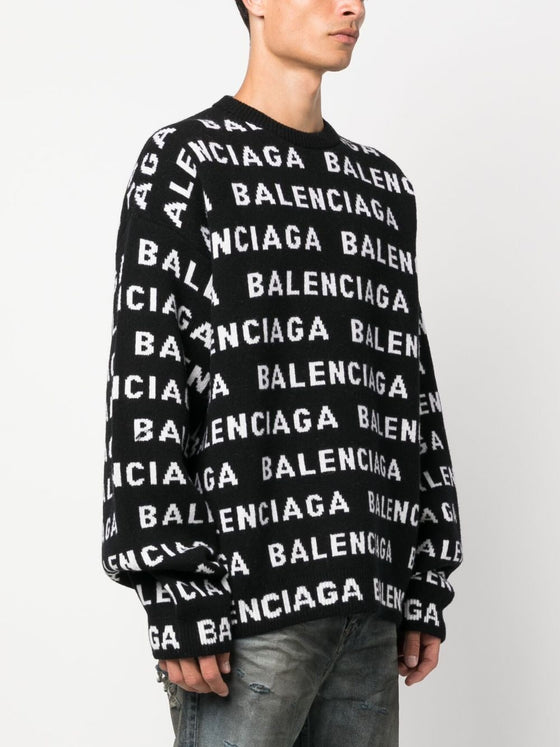 Balenciaga logo sweater