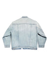 Balenciaga Coats Clear Blue