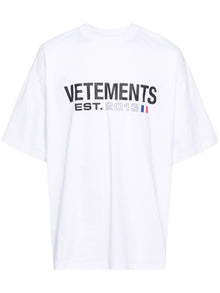  Vetements T-shirts and Polos White