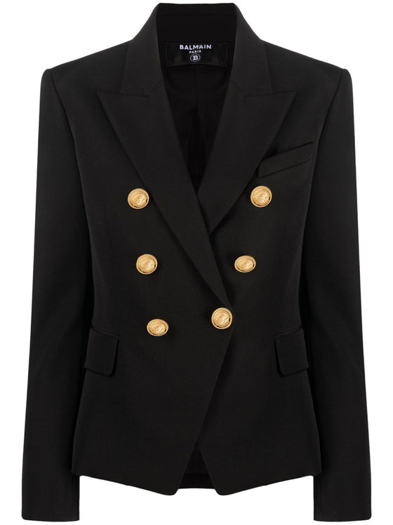 Balmain Jackets Black