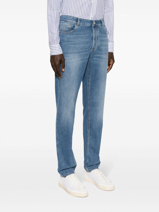 Brunello Cucinelli Jeans Clear Blue